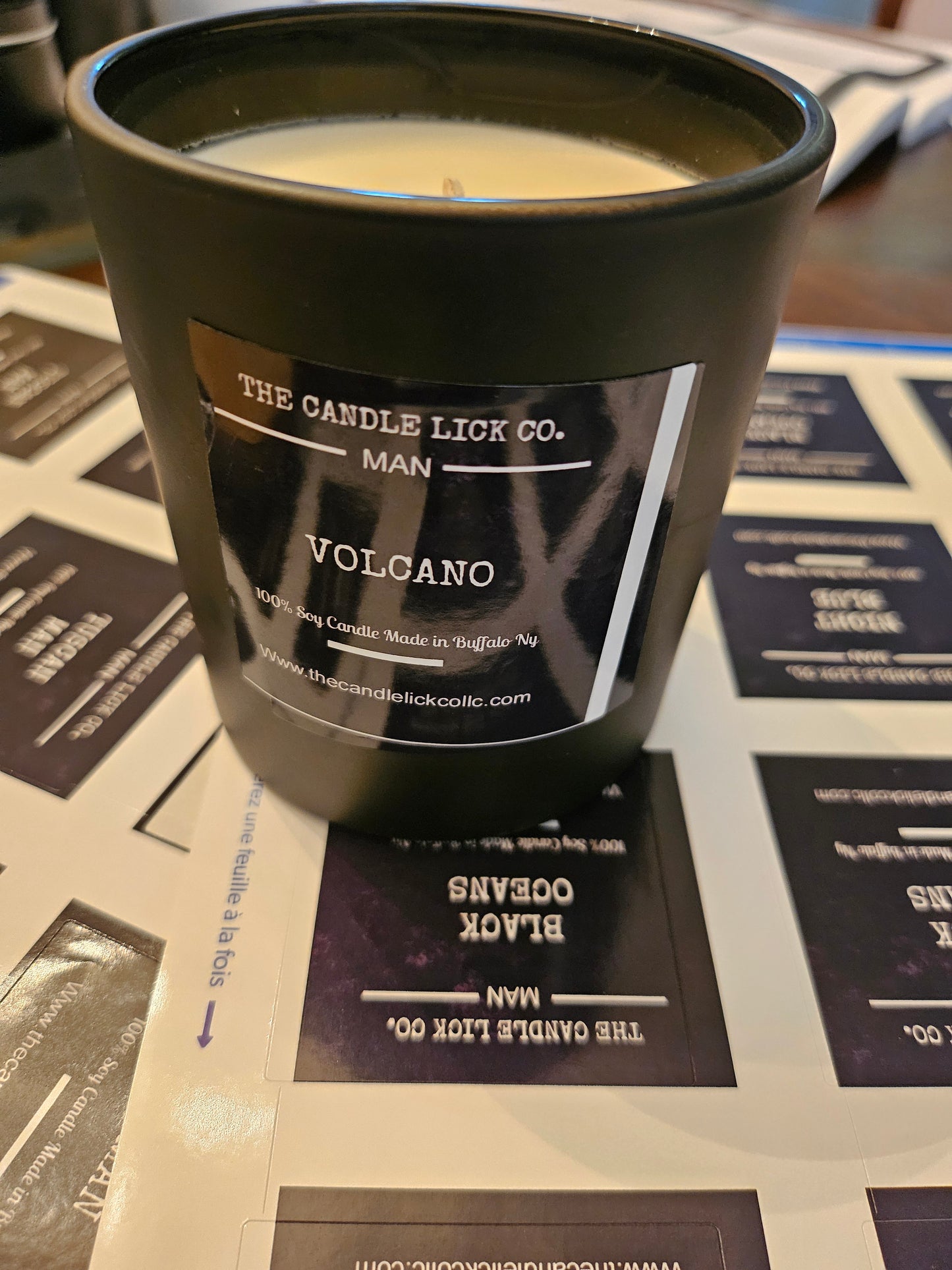10oz Black Jar Iced Woods