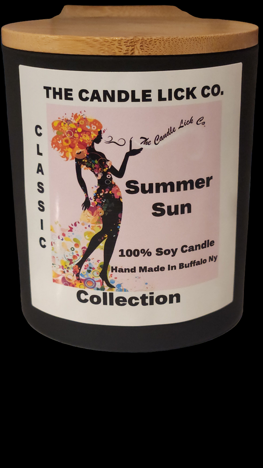 10 oz Black Jar Summer Sun