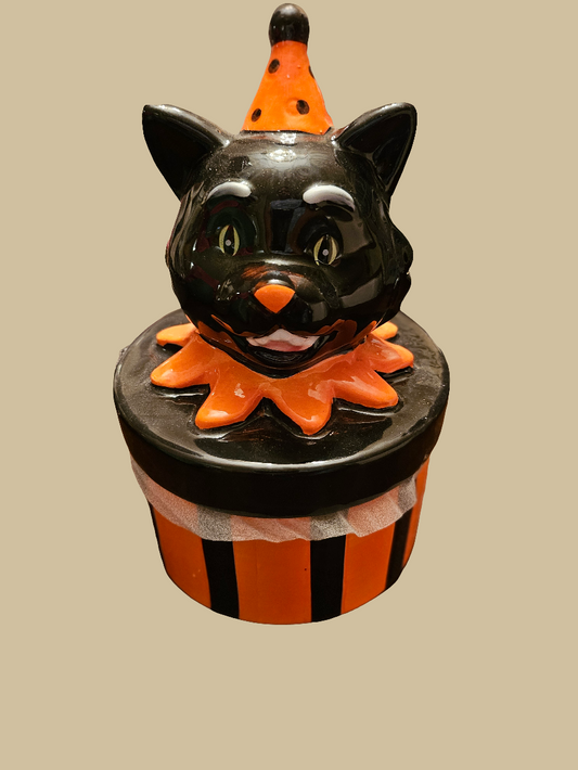 Halloween Cat Candle