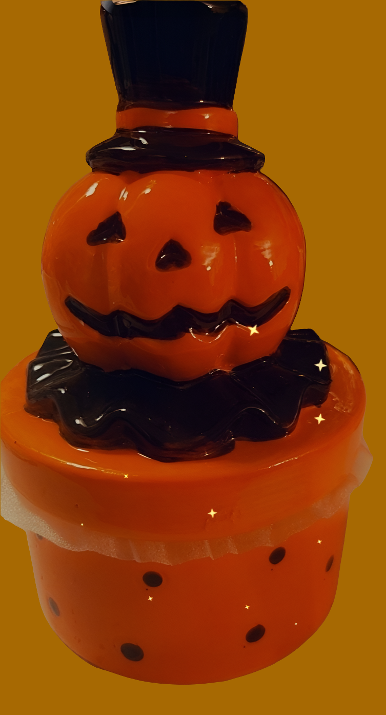 Halloween Pumpkin Candle