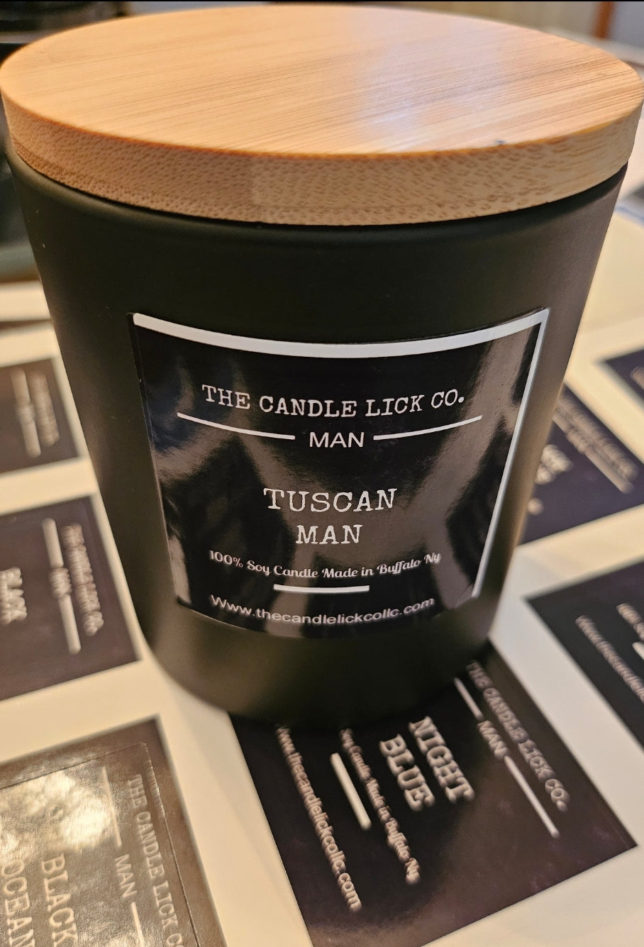 10oz Black Jar Tuscan Man