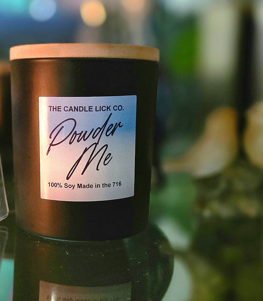 10oz Black Jar Powder Me